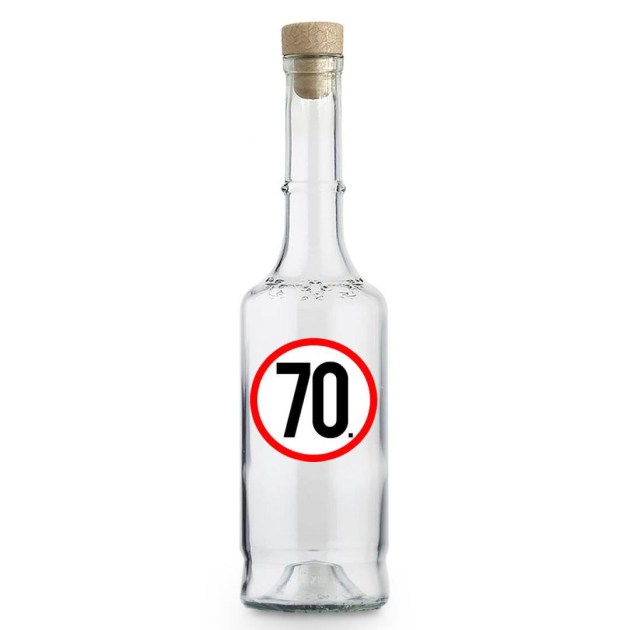 Palinkas Uveg Magyar Pu050 70 Karikas Ajandek 70. Szulinapra