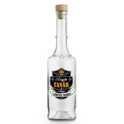 Palinkas Uveg Magyar Pu094 A Legjobb Tanar Ajandek Tanarnak