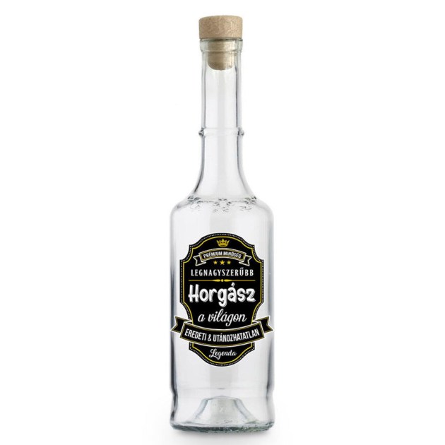 Palinkas Uveg Magyar Pu098 Legnagyszerubb Horgasz Ajandek Horgasznak