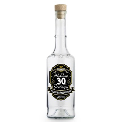 Palinkas Uveg Magyar Pu118 Boldog 30. Szulinapot Premium Ajandek 30. Szulinapra