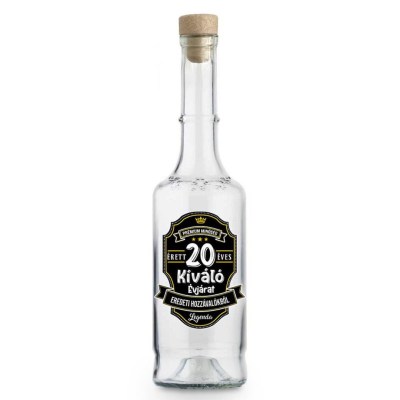 Palinkas Uveg Magyar Pu142 Erett 20 Eves Ajandek 20. Szulinapra