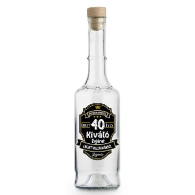 Palinkas Uveg Magyar Pu144 Erett 40 Eves Ajandek 40. Szulinapra