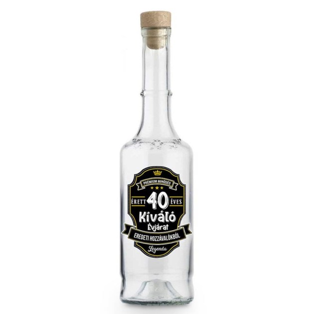 Palinkas Uveg Magyar Pu144 Erett 40 Eves Ajandek 40. Szulinapra