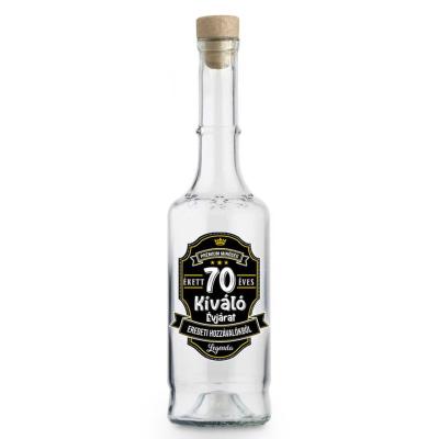 Palinkas Uveg Magyar Pu147 Erett 70 Eves Ajandek 70. Szulinapra