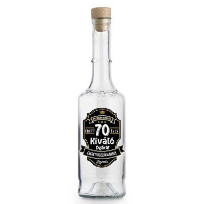 Palinkas Uveg Magyar Pu147 Erett 70 Eves Ajandek 70. Szulinapra