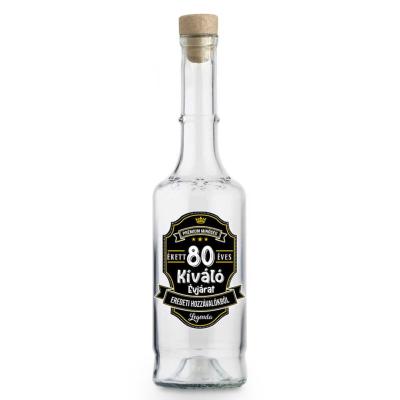 Palinkas Uveg Magyar Pu148 Erett 80 Eves Ajandek 80. Szulinapra
