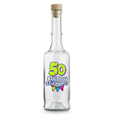 Palinkas Uveg Magyar Pu171 50. Boldog Szulinapot Ajandek 50. Szulinapra