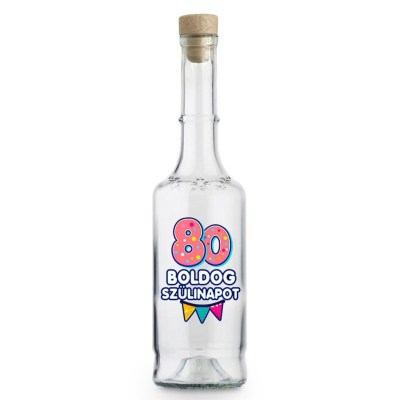 Palinkas Uveg Magyar Pu174 80. Boldog Szulinapot Ajandek 80. Szulinapra