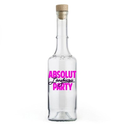 Palinkas Uveg Magyar Pu176 Absolut Lanybucsu Party Ajandek Lanybucsura