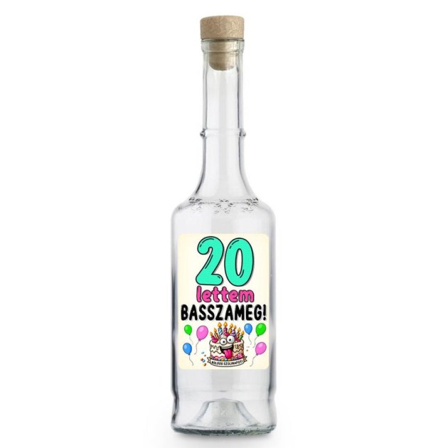 Palinkas Uveg Magyar Pu179 20 Lettem Ajandek 20. Szulinapra