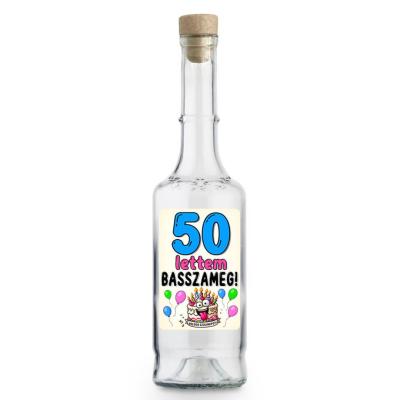 Palinkas Uveg Magyar Pu182 50 Lettem Ajandek 50. Szulinapra