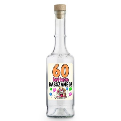 Palinkas Uveg Magyar Pu183 60 Lettem Ajandek 60. Szulinapra