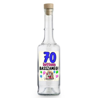 Palinkas Uveg Magyar Pu184 70 Lettem Ajandek 70. Szulinapra