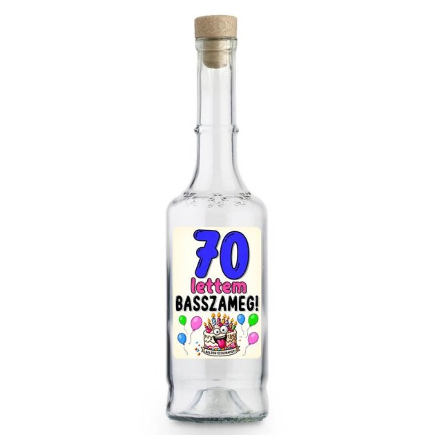 Palinkas Uveg Magyar Pu184 70 Lettem Ajandek 70. Szulinapra