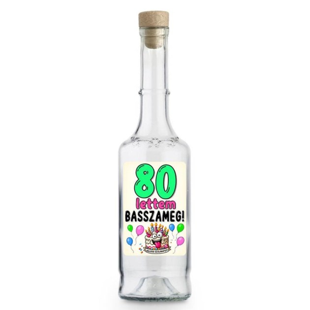 Palinkas Uveg Magyar Pu185 80 Lettem Ajandek 80. Szulinapra