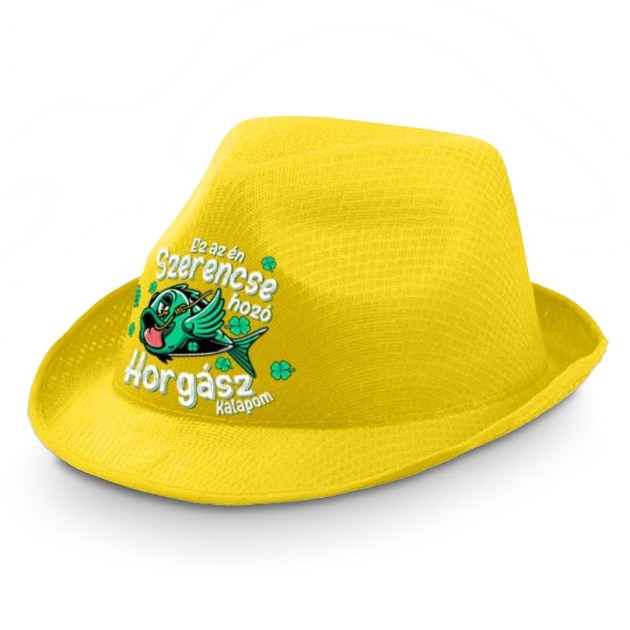 Party Kalap Horgasz Kalap Sapka Kellek Horgasz Ajandek Pk028 Sarga