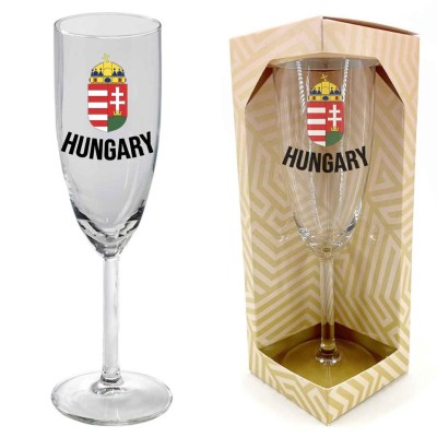Pez154 Pezsgos Pohar Cimer Hungary Magyar Szurkoloi Ajandek Magyar Souvenir