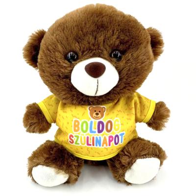 Pm094 Barna Pluss Maci Boldog Szulinapot Ajandek Szuletesnapra