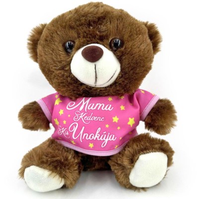 Pm22 Barna Pluss Maci Mama Kedvenc Kis Unokaja Lanyos Ajandek Gyerekeknek