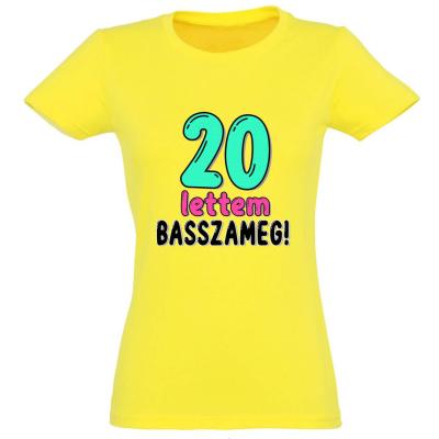 Pnx281 Citromsarga 20 Lettem Ajandek 20. Szulinapra