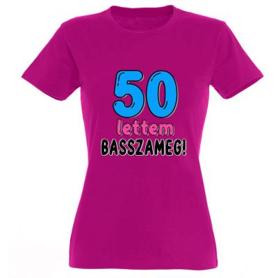 Pnx284 Fuchsia 50 Lettem Noi Polo Ajandek 50. Szulinapra
