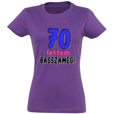 Pnx286 Vilagoslila 70 Lettem Noi Polo Ajandek 70. Szulinapra