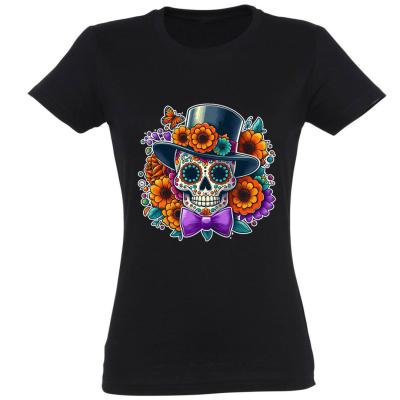 Pnx299 Turkiz Cukorkoponya Kalappal Fekete Noi Polo Halloween Polo