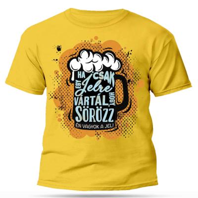 Polo Ferfi Polo Vicces Polo Ha Csak Egy Jelre Vartal Hogy Sorozz Sarga