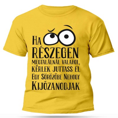 Polo Ferfi Polo Vicces Polo Ha Reszegen Megalalnal Valahogy Sarga