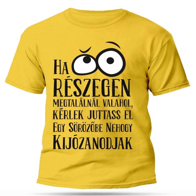 Polo Ferfi Polo Vicces Polo Ha Reszegen Megalalnal Valahogy Sarga