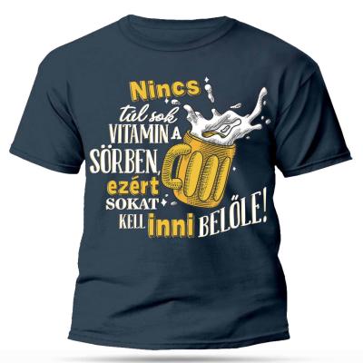 Polo Ferfi Polo Vicces Polo Nincs Tul Sok Vitamin A Sorben Denim