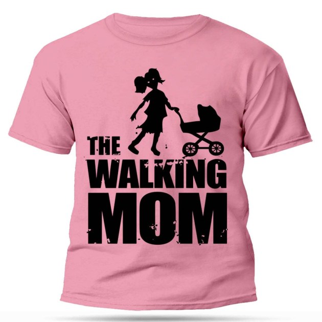Polo Noi Polo Vicces Polo The Walking Mom Vilagosrozsaszin