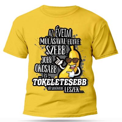 Polok Ferfi Polo Vicces Polok Az Eveim Mulasaval Egyre Szebb Jobb Sarga