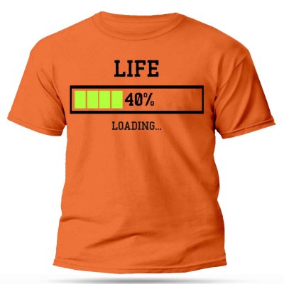 Polok Ferfi Polo Vicces Polok Life 40 Narancssarga