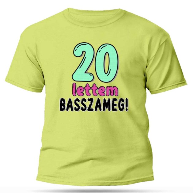 Px281 Alamzold 20 Lettem Basszameg Ajandek 20. Szullinapra