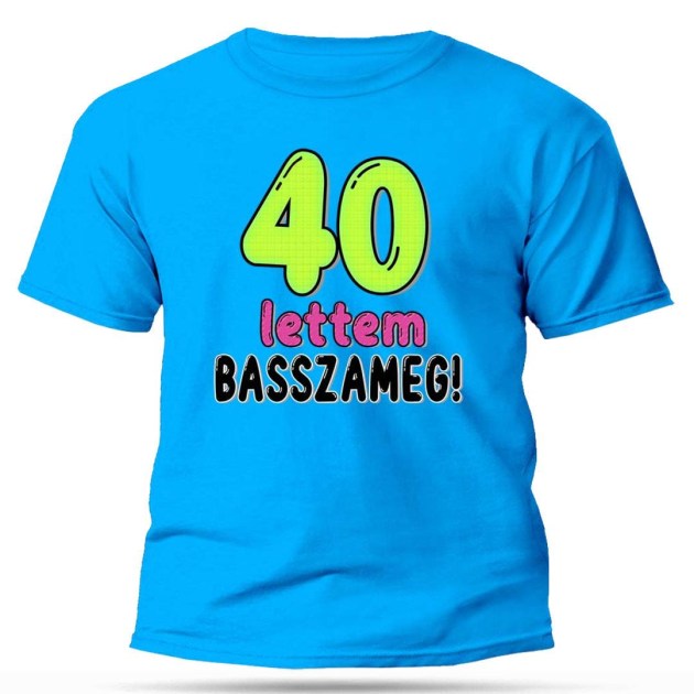 Px283 Aqua 40 Lettem Basszameg Ajandek 40. Szulinapra