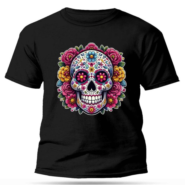 Px298 Cukorkoponya Fekete Unisex Polo Halloween Polo