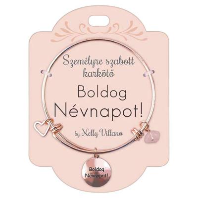 Rose Gold Karkoto Boldog Nevnapot