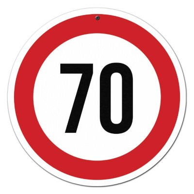 Sebessegkorlatozo Tabla 70 Szulinapi Ajandek St008