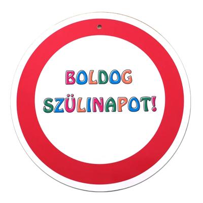 Sebessegkorlatozo Tabla Boldog Szulinapot Szulinapi Ajandek St001v