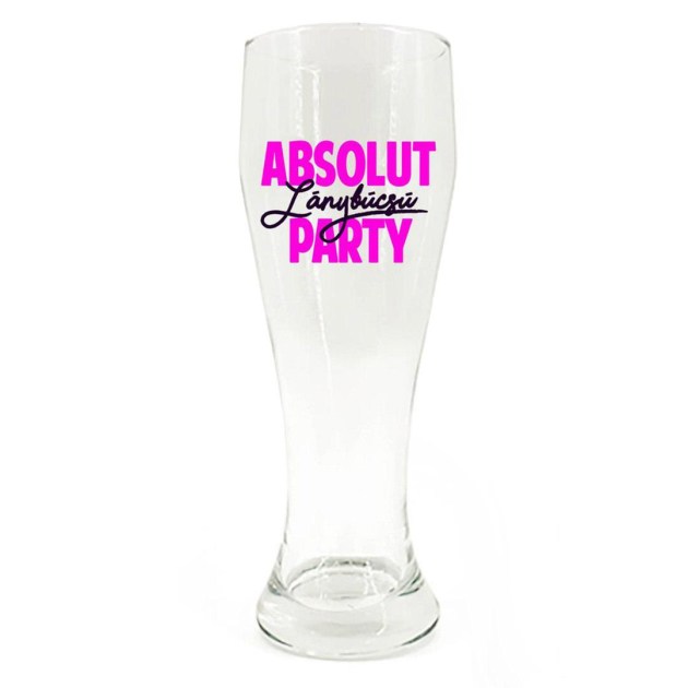 Sorospohar 665ml Absolut Lanybucsu Party Ajandek Lanybucsura