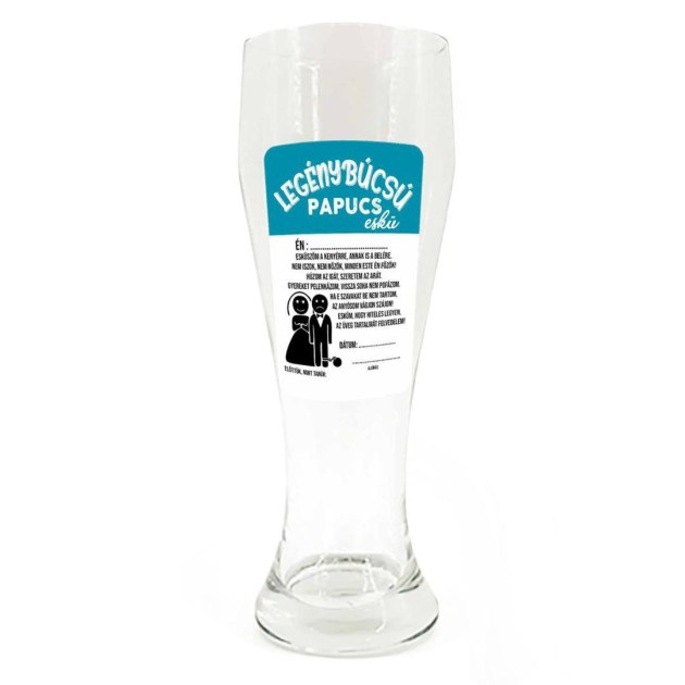 Sorospohar 665ml Legenybucsu Papucs Esku Ajandek Legenybucsura