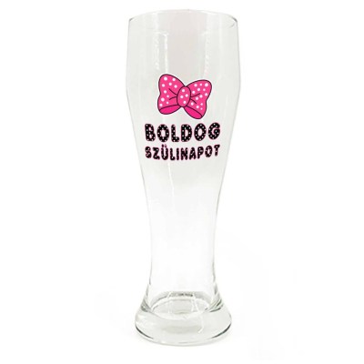 Sp010 Sorospohar 665ml Boldog Szulinapot Masnis Fekete Felirat Szulinapi Ajandek