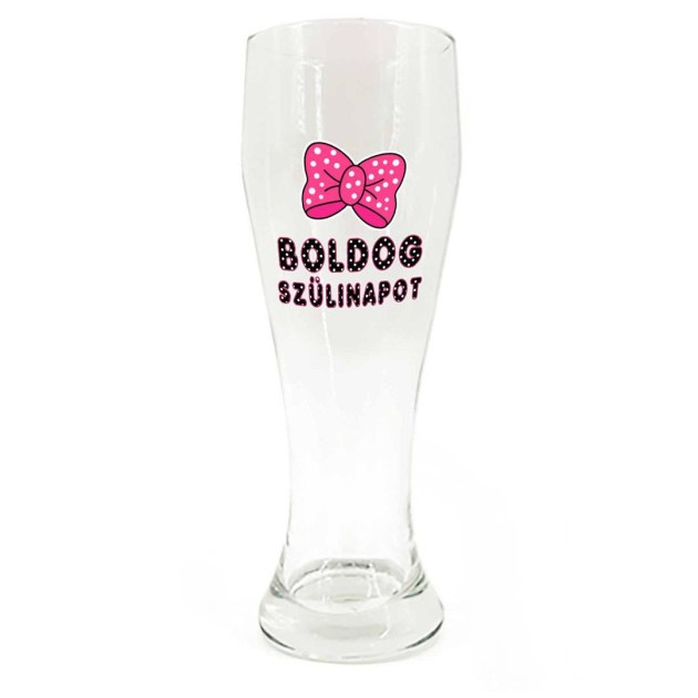 Sp010 Sorospohar 665ml Boldog Szulinapot Masnis Fekete Felirat Szulinapi Ajandek