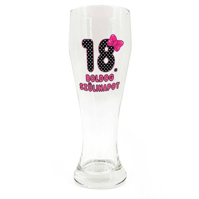 Sp011 Sorospohar 665ml Boldog 18. Szulinapot Masnis Ajandek 18. Szulinapra