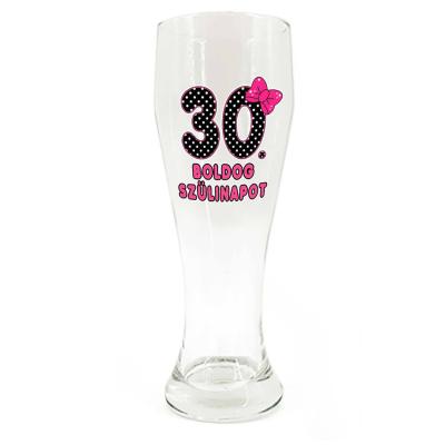 Sp013 Sorospohar 665ml Boldog 30. Szulinapot Masnis Ajandek 30. Szulinapra