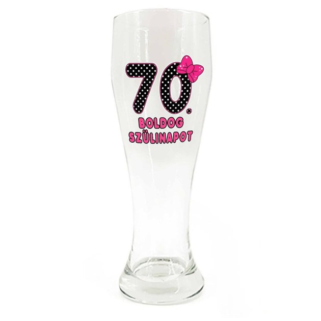 Sp017 Sorospohar 665ml Boldog 70. Szulinapot Masnis Ajandek 70. Szulinapra