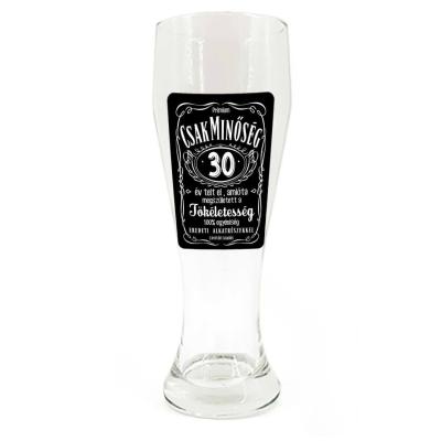 Sp062 Sorospohar 665ml Csak Minoseg 30 Ajandek 30. Szulinapra