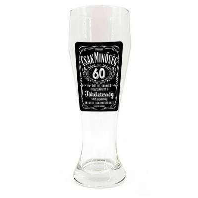 Sp065 Sorospohar 665ml Csak Minoseg 60 Ajandek 60. Szulinapra