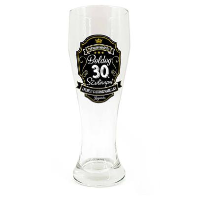 Sp118 Sorospohar 665ml Boldog 30. Szulinapot Premium Ajandek 30. Szulinapra